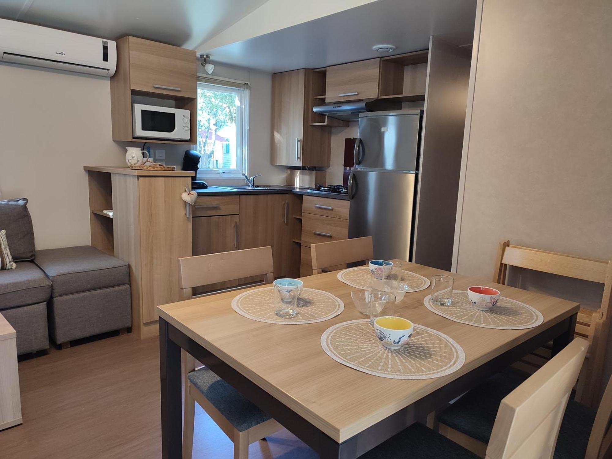Mobil-Home Climatise 6 Pers En Ardeche Orgnac-l'Aven Luaran gambar