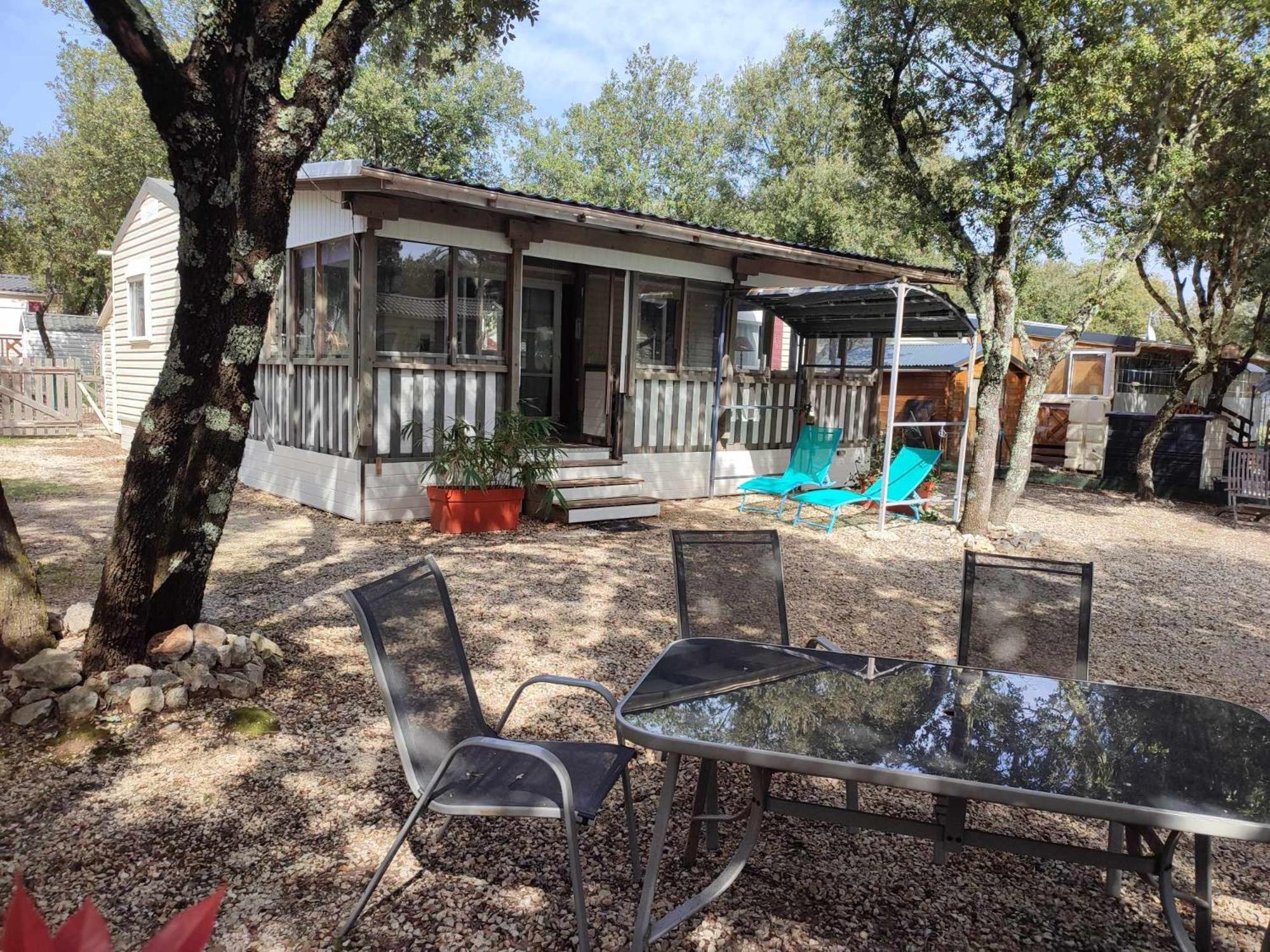 Mobil-Home Climatise 6 Pers En Ardeche Orgnac-l'Aven Luaran gambar